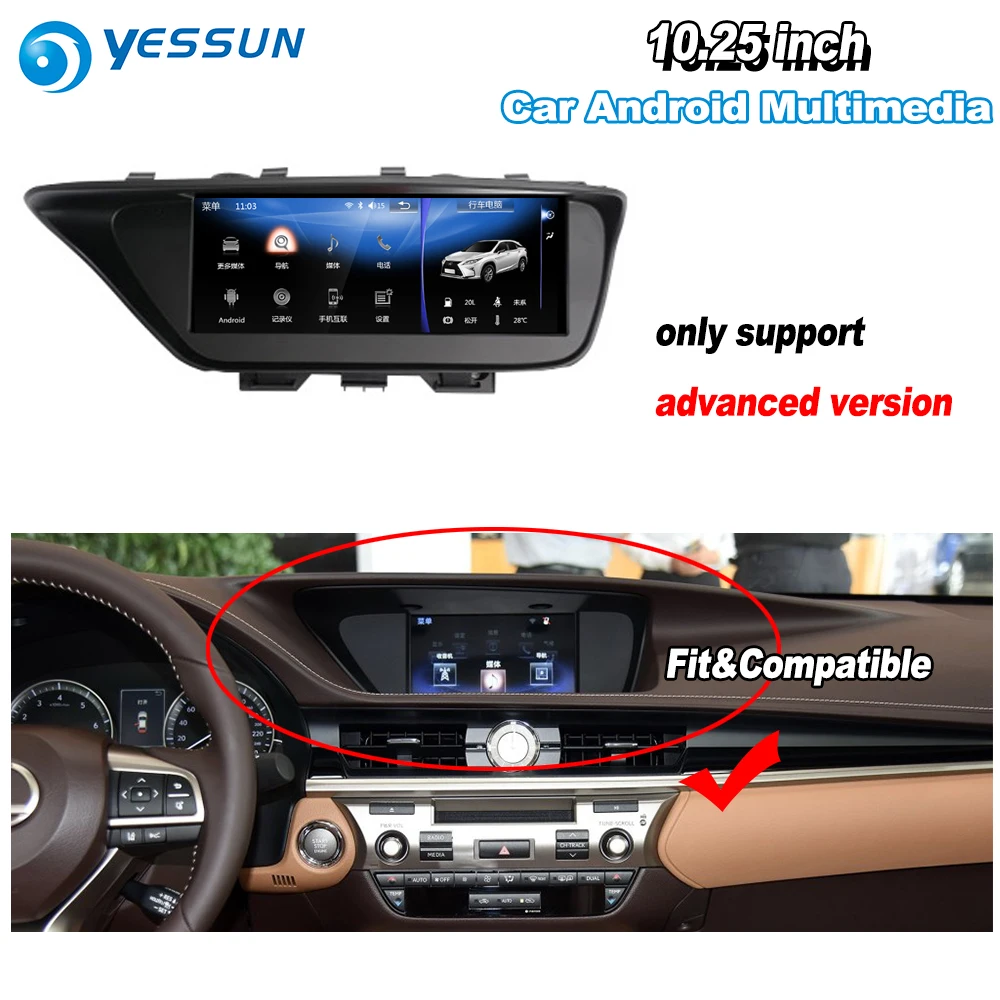 Sale YESSUN 10.25" For Lexus ES 300h ES300h 2014~2017 Car Android Carplay GPS Navi maps Navigation Player Radio Stereo DVR no DVD 1 Sale YESSUN 10.25" For Lexus ES 300h ES300h 2014~2017 Car Android Carplay GPS Navi maps Navigation Player Radio Stereo DVR no DVD 1