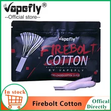 20pcs/pack Original Vapefly Firebolt Cotton Vape Cotton Pre-loaded organic Cotton for DIY RDA RBA Atomizer Coil Wick accessories