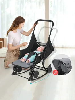 

Baby Rocking Chair Baby Cradle Recliner Newborn Comfort Chair Multi-function Chair Multi-function Baby Stroller swing chair