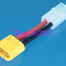 Мужской XT60 XT-60 разъем для Женский адаптер Tamiya 14awg провод для RC