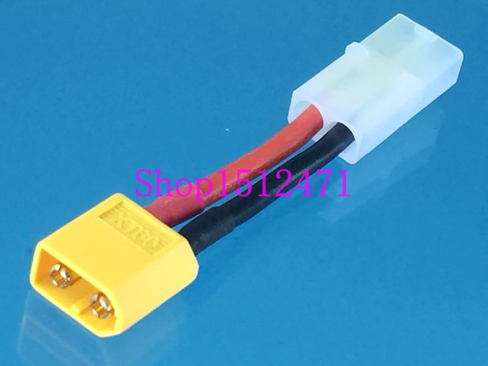 Male Xt60 Xt60 Connector To Female Tamiya Adapter 14awg Wire For Rc