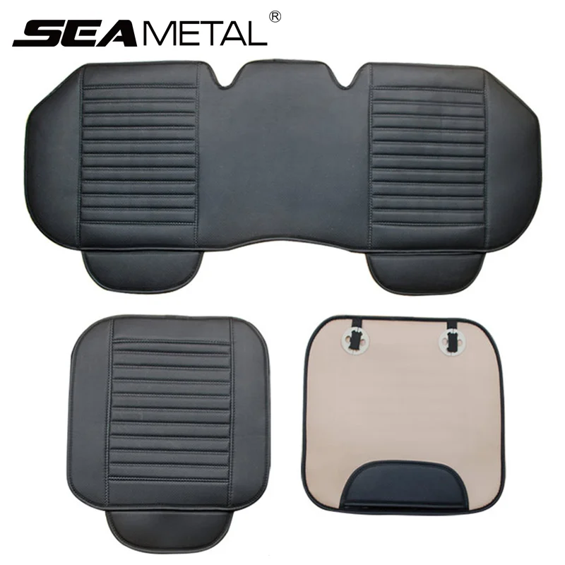 

Automobiles Seat Cover Leather Car Seats Covers Protector Universal Auto Cushions Mats Four Seasons Set Car Interior Accessories