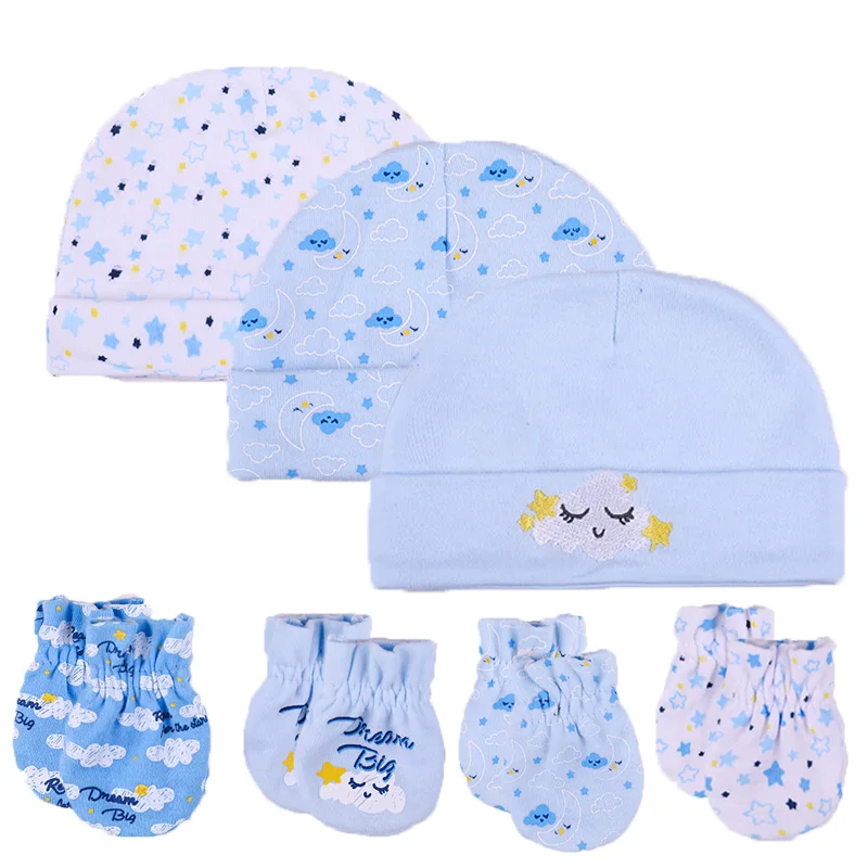 Unisex 0-6 Months Fitted Soft Cotton Fabric baby Boys Hat and Caps newborn photography accessories