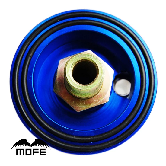 Алюминиевый Масляный фильтр AN10 с адаптерами 3/4 16 UNF + M20XP1.5 синий|oil filter relocation|oil