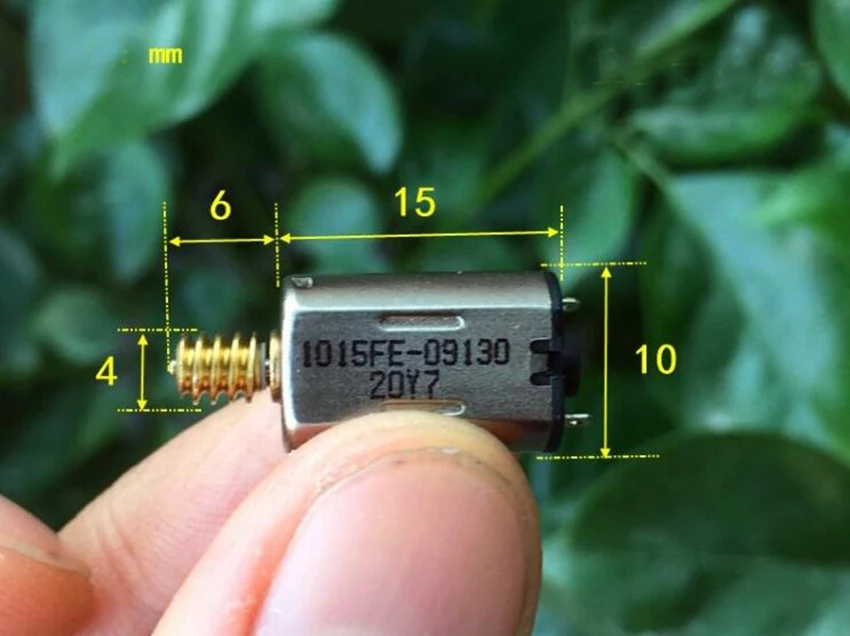 1 шт Micro dc мотор M20 с червем драгоценных металлов кисти 15*10*8 мм 3 V 14000