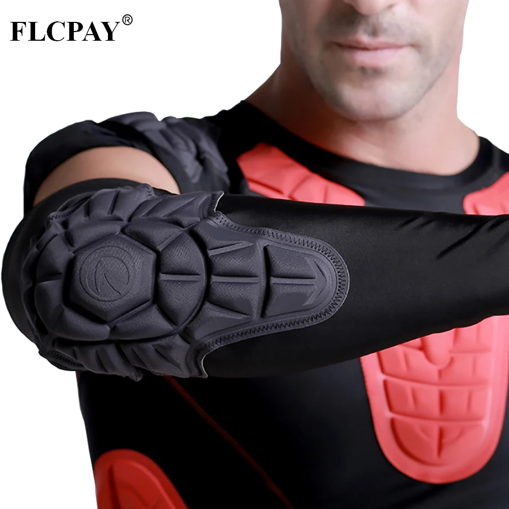 

1PCS Honeycomb Elbow Pads Crashproof Arm Sleeves Basketball Football Volleyball Protector Padded Support Elbow Brace Shin Guards