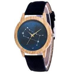 Женские модные повседневные часы с кожаным ремешком аналоговые кварцевые часы с круглым браслетом Relogio Feminino часы подарок наручные часы