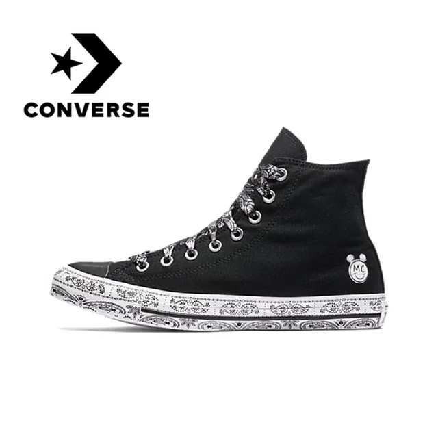 Special Price Converse Women X Miley Cyrus All Star Skateboarding Shoes Classic Canvas High Top Anti-Slippery Resistant Comfortable Lace-up Special Price Converse Women X Miley Cyrus All Star Skateboarding Shoes Classic Canvas High Top Anti-Slippery Resistant Comfortable Lace-up