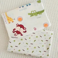 1,6 метра широкий мультфильм животных печатных хлопчатобумажная ткань на заказ постельные принадлежности ручной работы пододеяльник наволочка хлопчатобумажная ткань