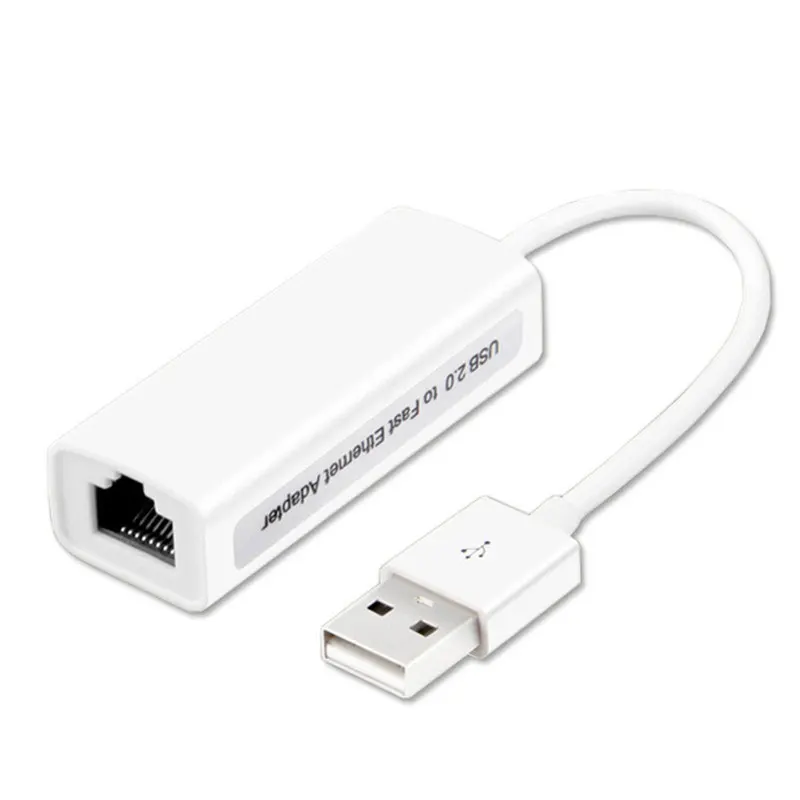 USB Ethernet адаптер USB 2,0 к RJ45 Lan концентратор USB 3 порта сетевая карта для XiaoMi коробка для Mac OS планшет LapPC переключатель Ethernet USB - Цвет: Черный