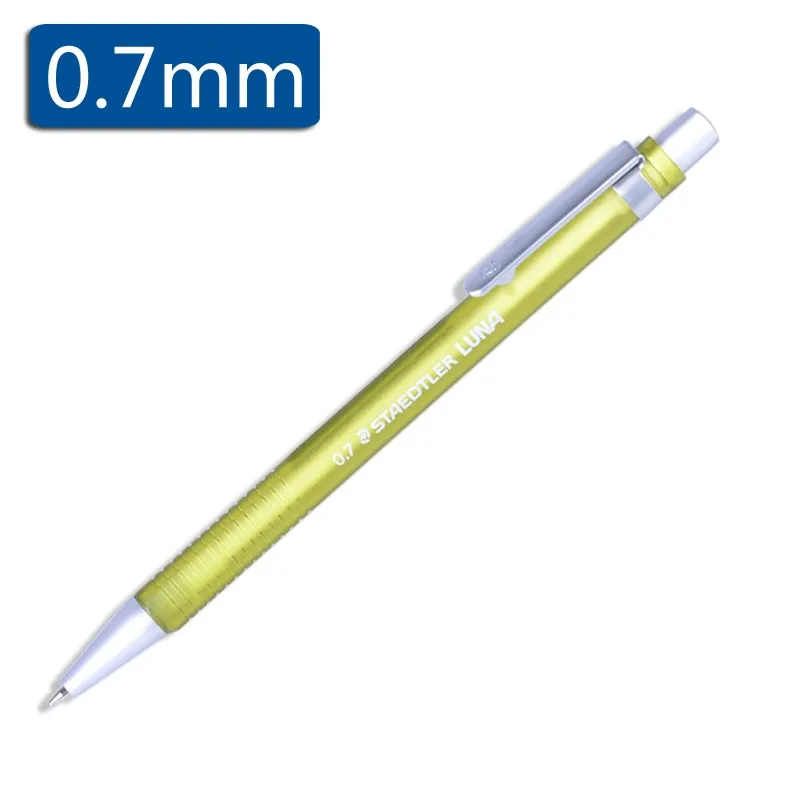 Staedtler 7612 Luna, автоматический механический карандаш, треугольная подставка для ручек 0,5/0,7 мм, разноцветный корпус, для офиса и школы