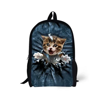 

Noisydesigns chocolate 3D Printing Backpack for Teens student Cute Book Bag Kids School Backpack Customize image schoolbag