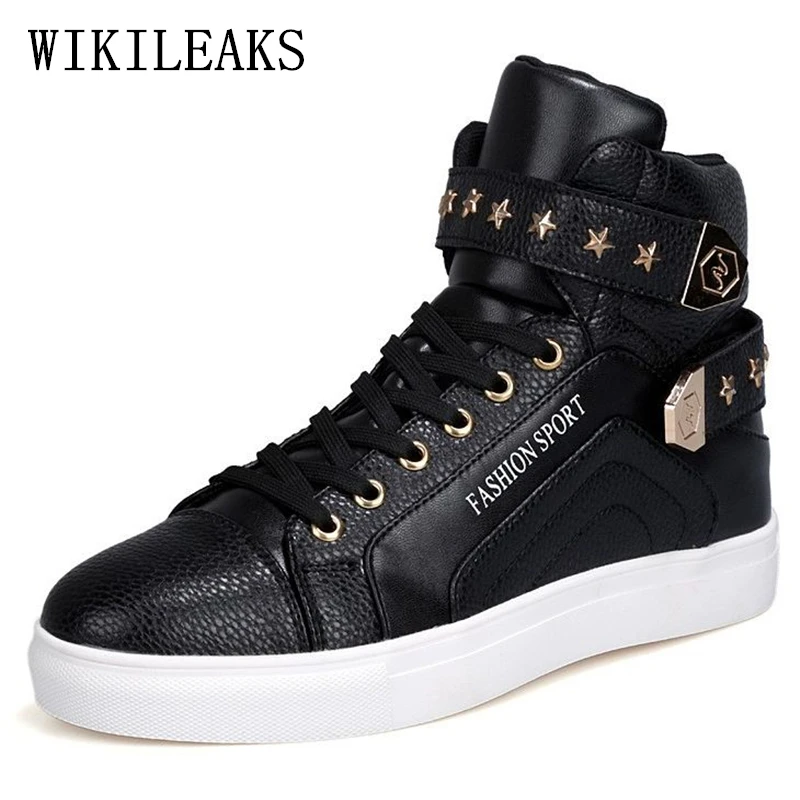 fashion high top sneakers mens shoes casual sapato