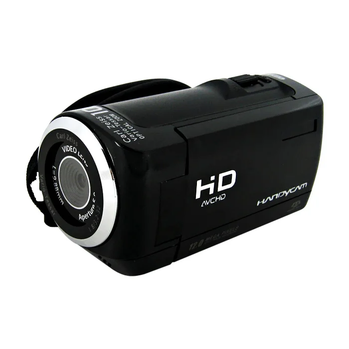 Winait hdv 720 p Цифровая видеокамера с 2,4 ''TFT дисплеем Цифровая видеокамера и 8x цифровая зум-камера - Цвет: Черный