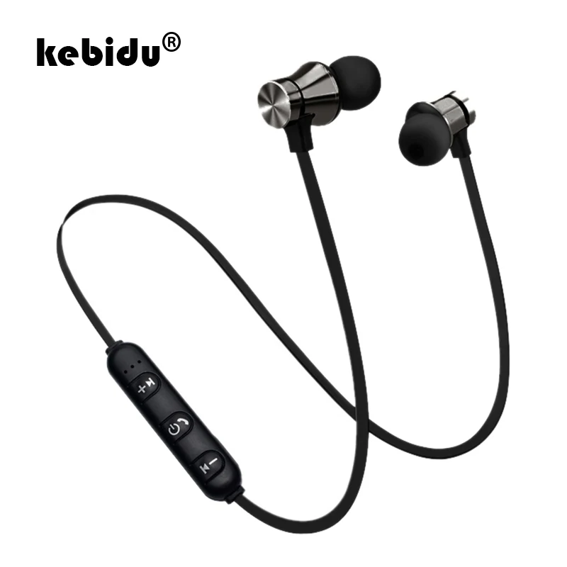 Kebidu 4 вида цветов Магнитная музыка Bluetooth 2 наушники XT11 Спорт бег Беспроводная