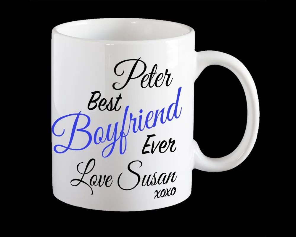 Boyfriend Girlfriend mug Valentine's Day coffee mugs mugen home decal wine whiskey beer ceramic | Дом и сад