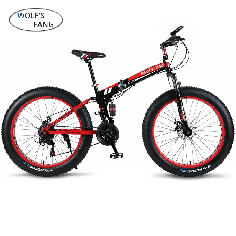 Wolf's fang велосипед 7/21/24 скоростной горный 26*4 0 Fat Bike bicicleta mtb дорожный складной для
