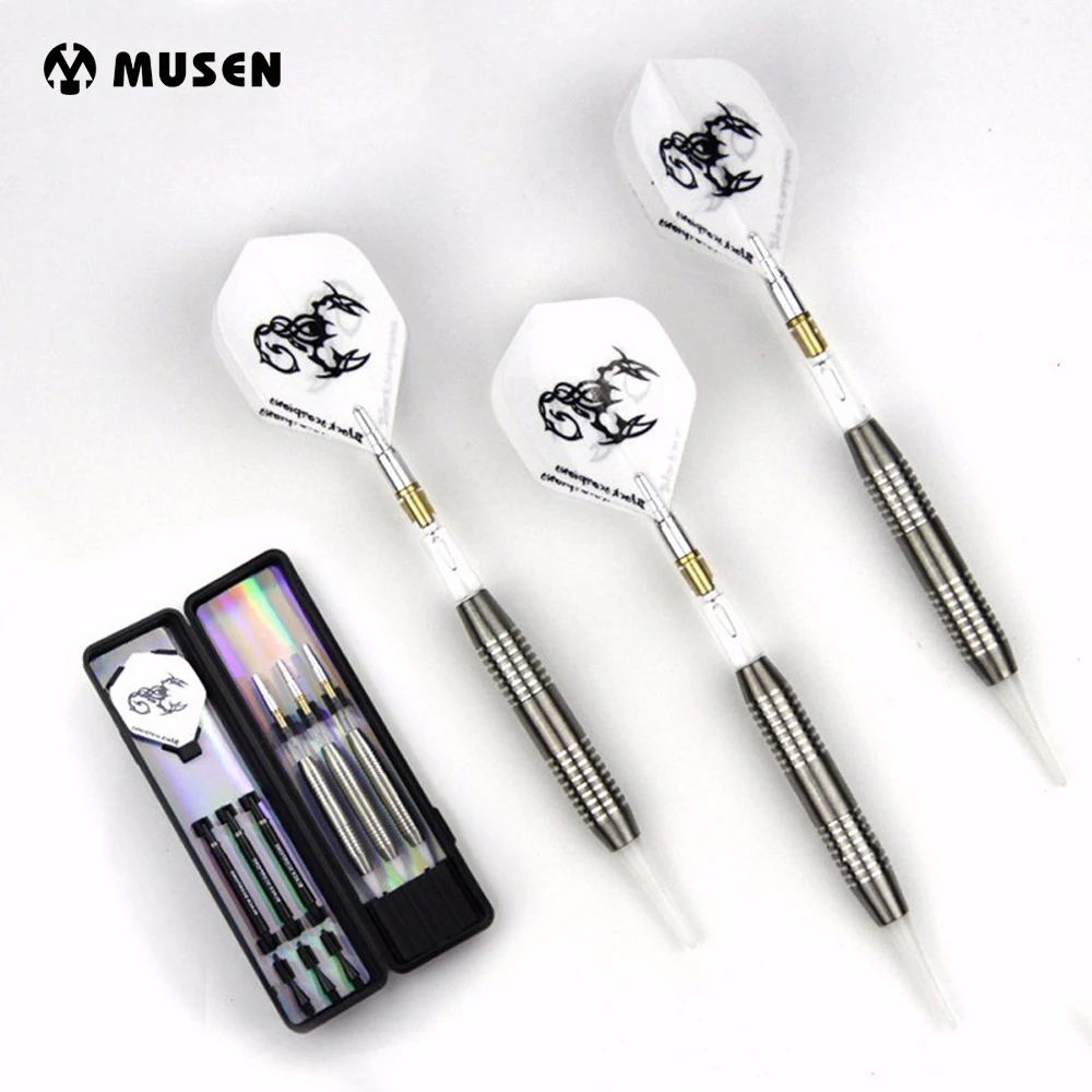 High Quality 3pc Stainless Steel Darts Tube Safe Plastic Darts Tip