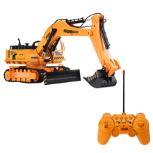 1/18 Беспроводное управление RC экскаватор пластик RC автомобиль модель автомобиля со светом