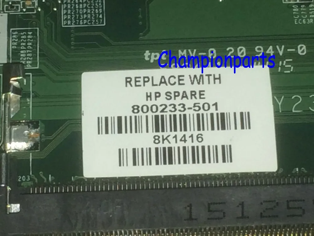 

800233-501 DAY23AMB6F0 REV : F NEW LAPTOP MOTHERBOARD  FOR HP PAVILION 17-F 17Z-F NOTEBOOK PC  CPU A10-4655M