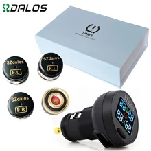 TPMS The New TP200 Car Tire Pressure Monitoring System Car Tire Diagnostic-tool support Bar and PSI free shipping