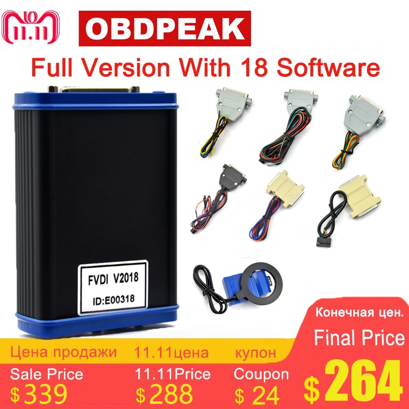 

Origina FVDI 2018 Newest V2018 FVDI full version No Limited Fvdi abrites commander 18 software update online FVDI2018 functional