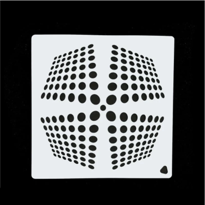 

1PC 3D 4 Groups round Shaped Reusable Stencil Airbrush Painting Art DIY Home Decor Scrap booking Album Crafts