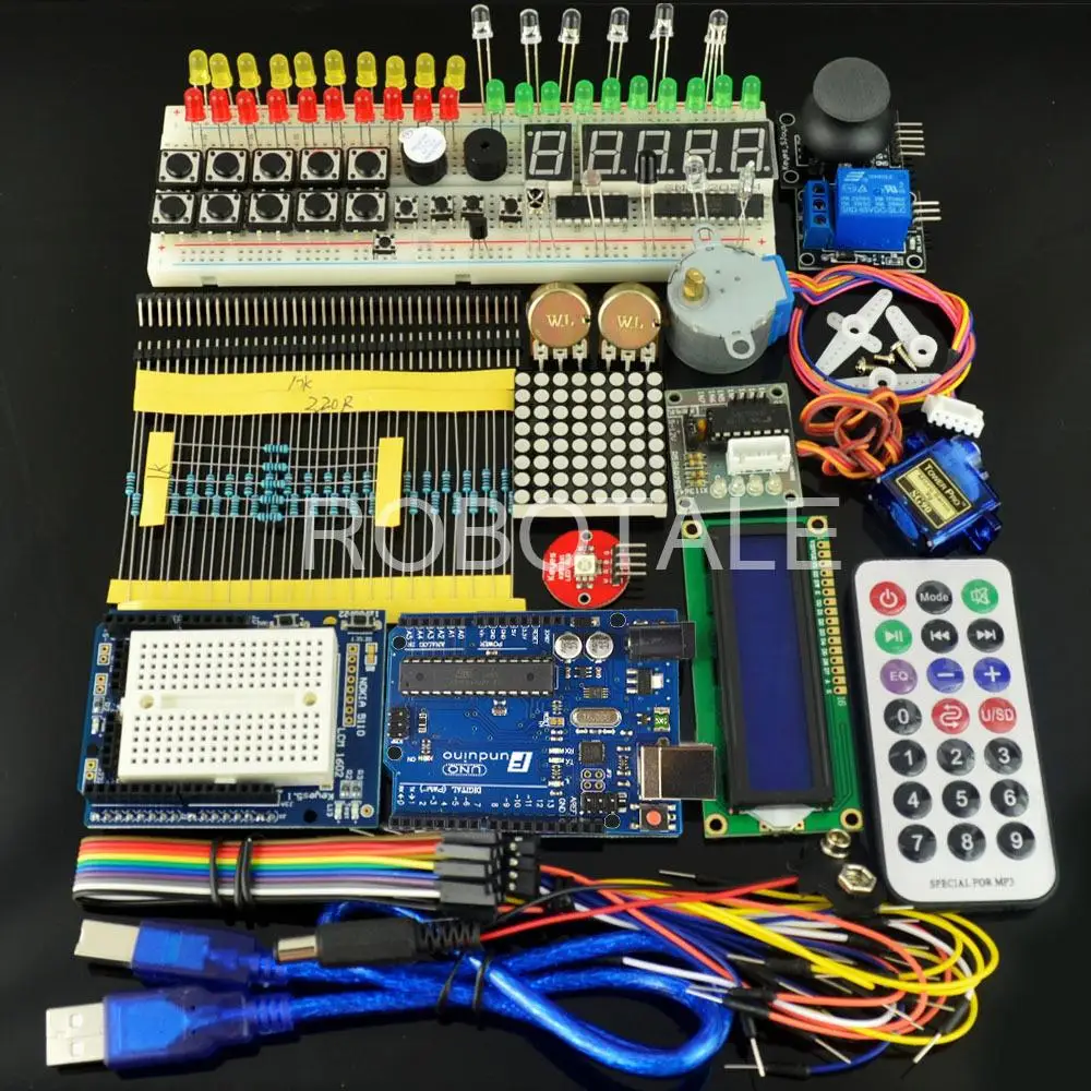 

NEWEST Starter Kit UNO R3 Upgraded version Learning Suite