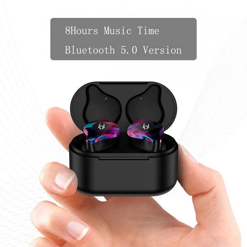 TWS 5 0 bluetooth гарнитура с многофункциональными беспроводными наушниками HIFI