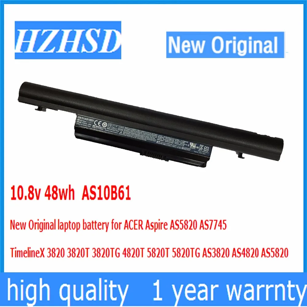 10 8 В 48wh AS10B61 новый оригинальный аккумулятор для ноутбука ACER Aspire AS5820 AS7745 TimelineX 3820