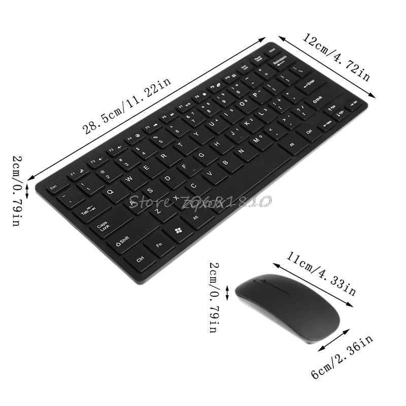 Беспроводная ультратонкая мини клавиатура 2 4 ГГц|mouse combo|keyboard setkeyboard mouse set |