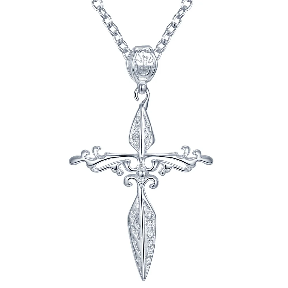 Lucky Charm подвески из серебра для женщин модное ювелирное ожерелье Женские