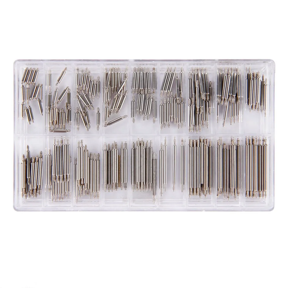 

360pcs 8-25mm / 6-23mm Stainless Steel Watch Band Spring Bars Strap Link Pins Repair Watchmaker Tools Watch Repair Tools & Kits