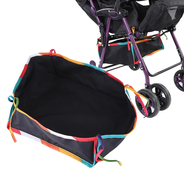 Baby Stroller Hanging Basket Baby Stroller Pram Bottom Basket Pushchair