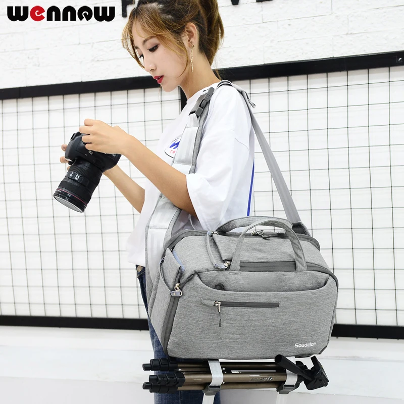 

wennew DSLR Shoulder Camera Bag Sling Backpack Lens Case for Sony Alpha A99 Mark II 2 A68 A65 A77 A58 A57 A55V A56 A55 A33 A37