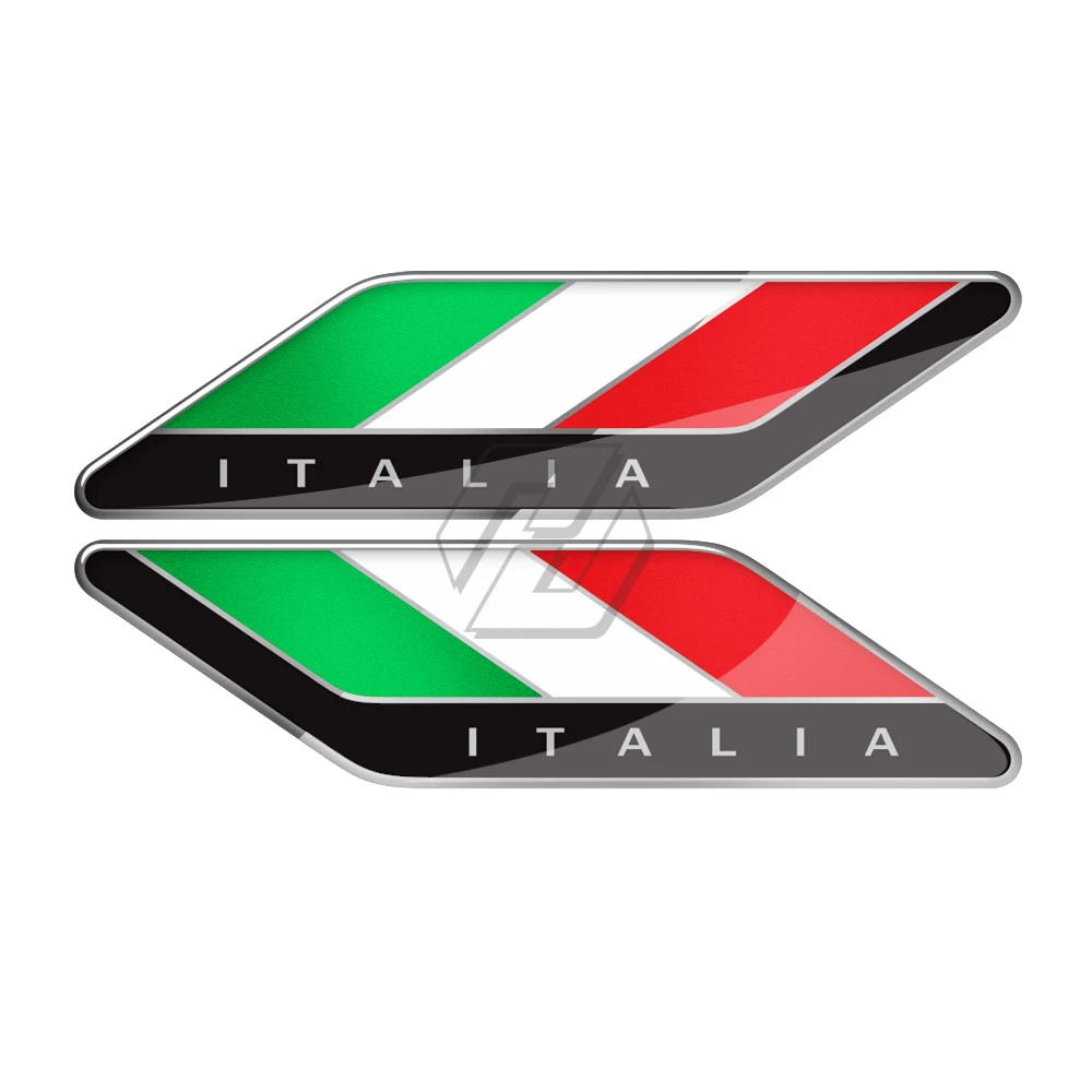 Наклейки для авто Aprilia Ducati Suzuki Yamaha Honda Kawasaki 3D наклейки с итальянским флагом из