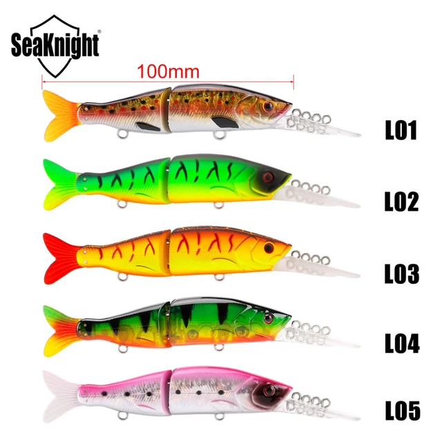 SeaKnight SK042 Minnow Jointed Bait 13.5g 10cm 0-1.2M Fishing Lure 1PC bait  Floating
