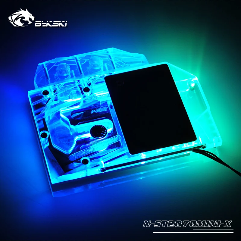 Bykski водяного блок для ZOTAC Geforce RTX2070 8GD6 мини OC 12 так что вся оболочка KDE/5V полосы