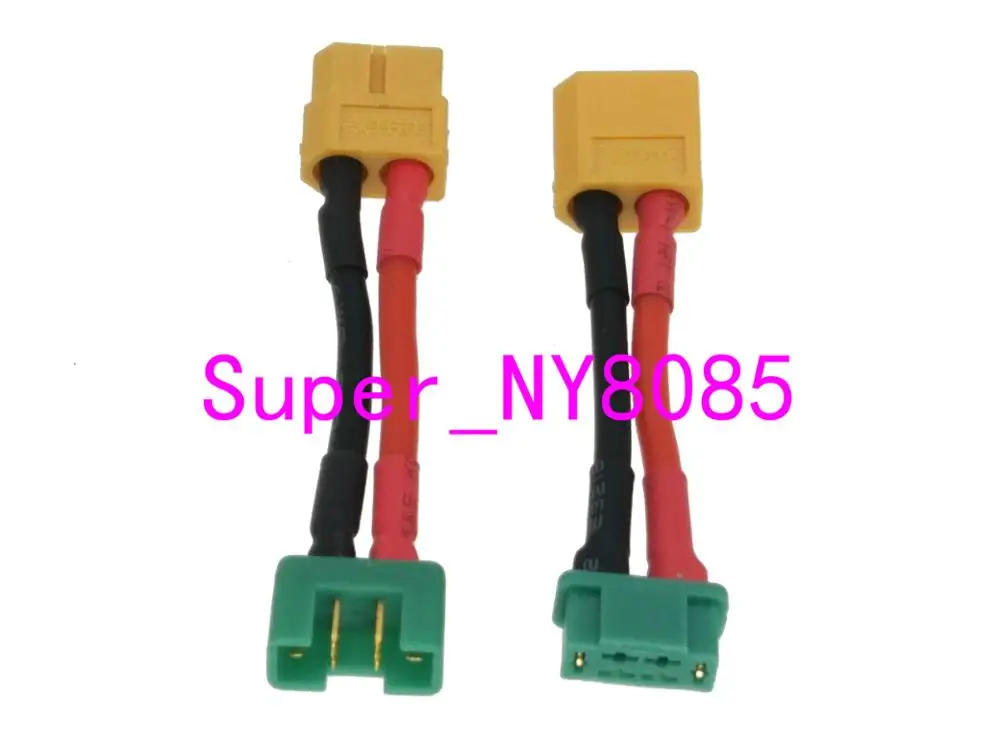 2 шт./компл. XT60 XT-60 для MPX мультиплекс мужской и женский 12AWG 5 см провод для зарядное устройство RC