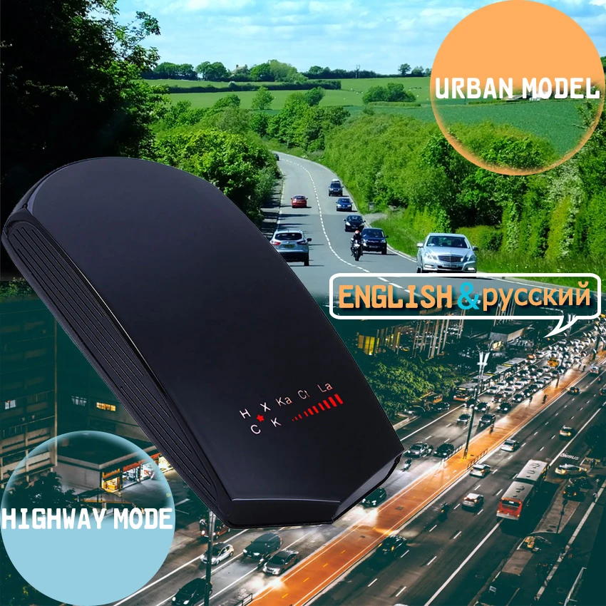 ENKLOV V3 Electronic Dog Speed Radar Detector Moves Through The Car