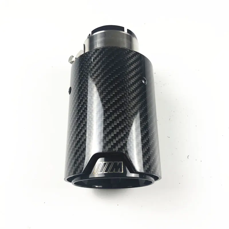 

1 PCS BLACK M Performance Akrapovic Carbon Fiber Exhaust Tip for BMW Series M3 M4 M5 2012- Car-styling Car Exhausts Pipes