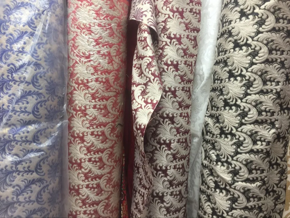 Высококачественный золотой жаккард/Феникс дизайн/Модная ткань/костюм/Европейский пасторальный Ретро кюлоты производство