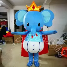 New Elephant Mascot Costume Cartoon Suit Mascot Cartoon Character Costume Christmas Party Suit Fancy Dress mascot adult costume hot cartoon character pink panther mascot costume leopard fancy carnival for school
