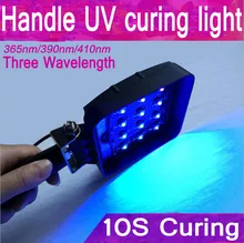 Replace 120w395 nmHandle portable LOCA UV curing machine 16-LED Portable UV Curing light Ideal Mobile Phone screen repair curing