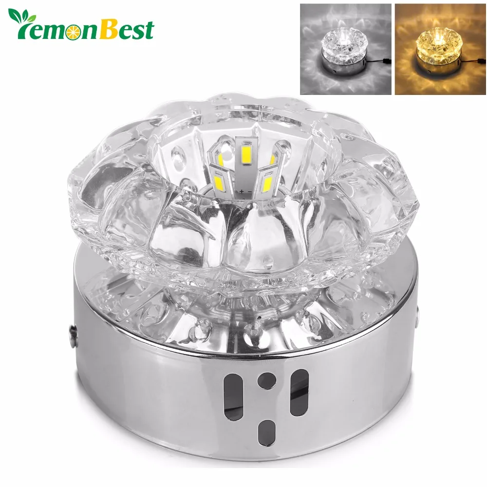 Acquista all'ingrosso online led luce di soffitto di cristallo da ...