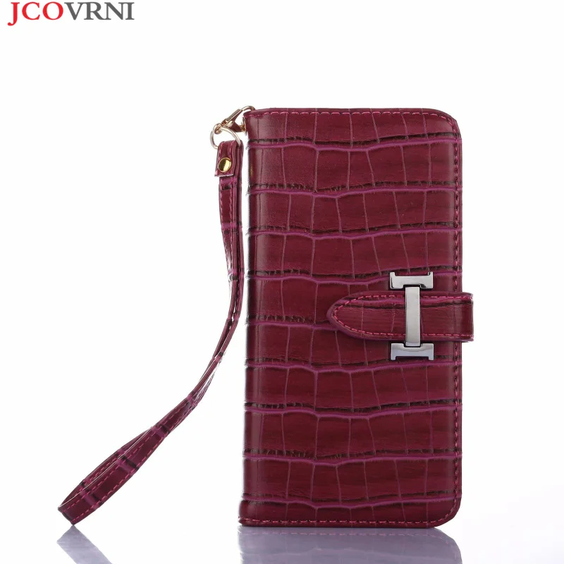 

JCOVRNI Stylish luxury crocodile textured leather for Galaxy S9 mobile phone flip cover for Samsung S9plus mobile phone bag