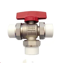 Трехходовой клапан регулирующий клапан латунный DN25 DN32