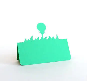 

Golf Ball place cards rustic Wedding Party Escort Tent seating table number card Placecardspc001