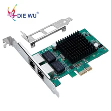 Intel82575 двойной Порты и разъёмы RJ45 Порты и разъёмы NIC: 10/100/1000 Gigabit PCI Express pcie x1 сетевой сервер адаптер карт TXA020