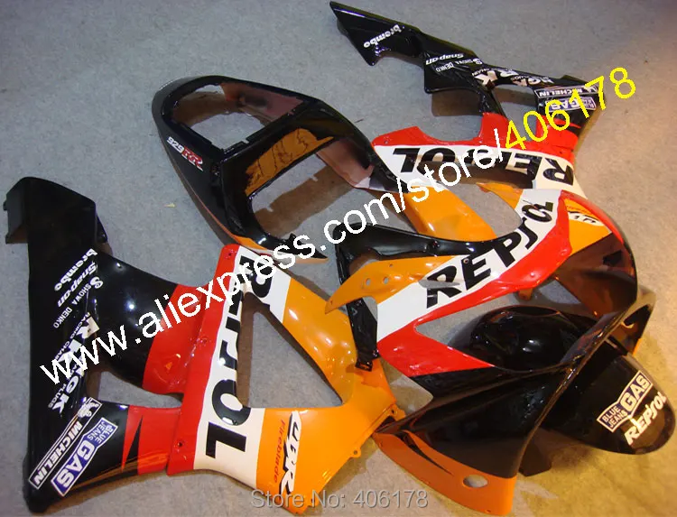 Для обтекателей CBR900RR 929 CBR929RR CBR-929 2000 2001 Repsol ABS Инжекционный обтекатель комплект частей(литье под давлением